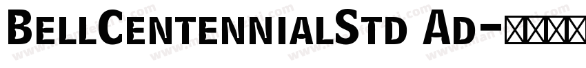 BellCentennialStd Ad字体转换